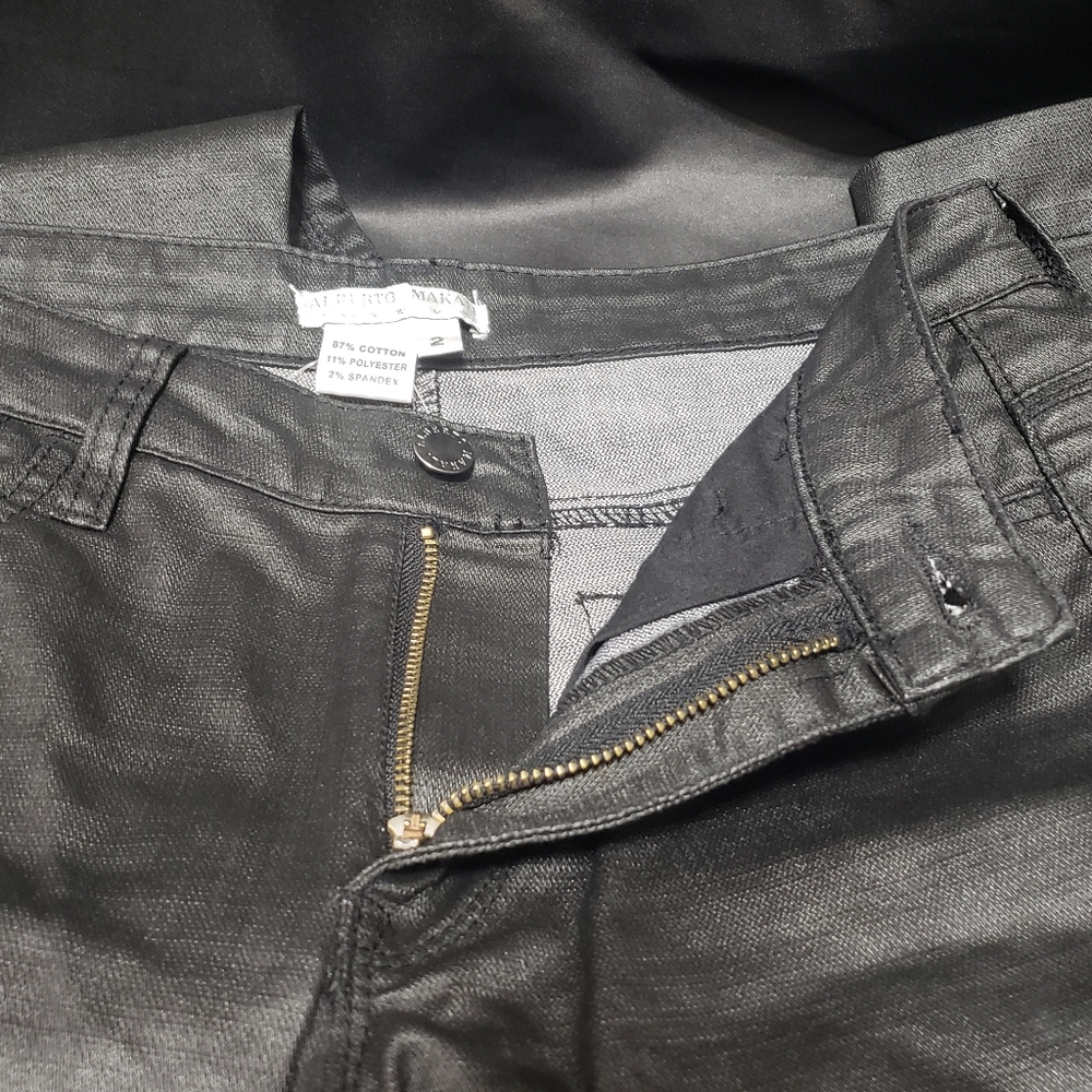 Alberto Makali NWT Sz 2 Wide Leg Shimmer Pants - Picture 12 of 14